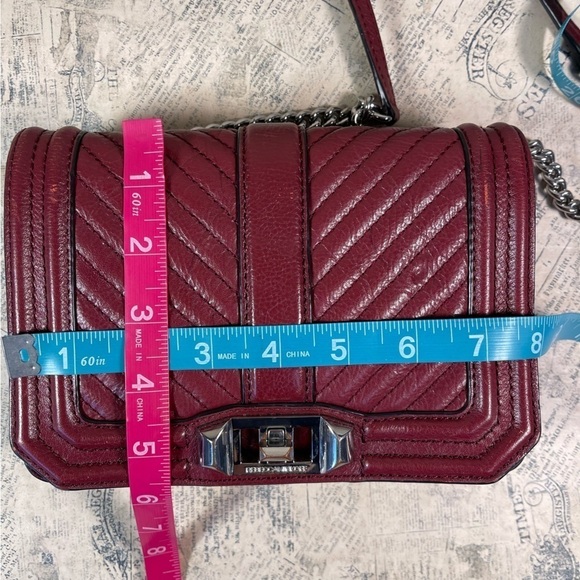 Rebecca Minkoff Chevron Quilted Small Love Crossbody - Picture 11 of 14